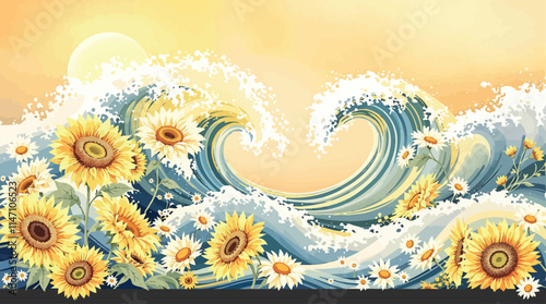 blooming tides petal drift wave garden inked blossoms flowing floral petal streams whispering waves floral currents ink ripple blooms
wave-kissed
