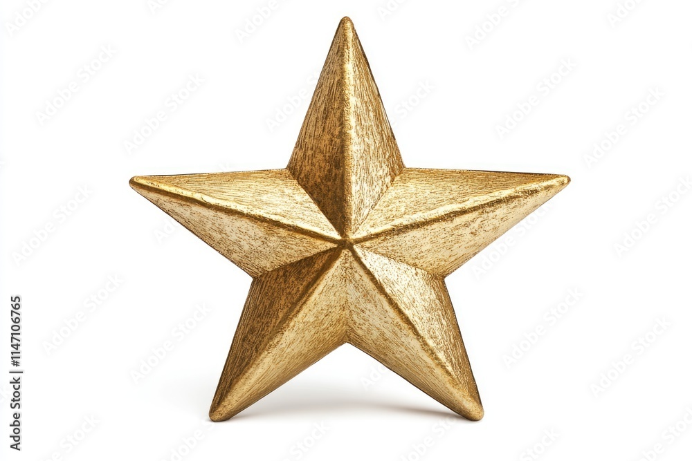Golden Star isolated on white Background. This has clipping path. Golden Star isolated on white Background. This has clipping path.