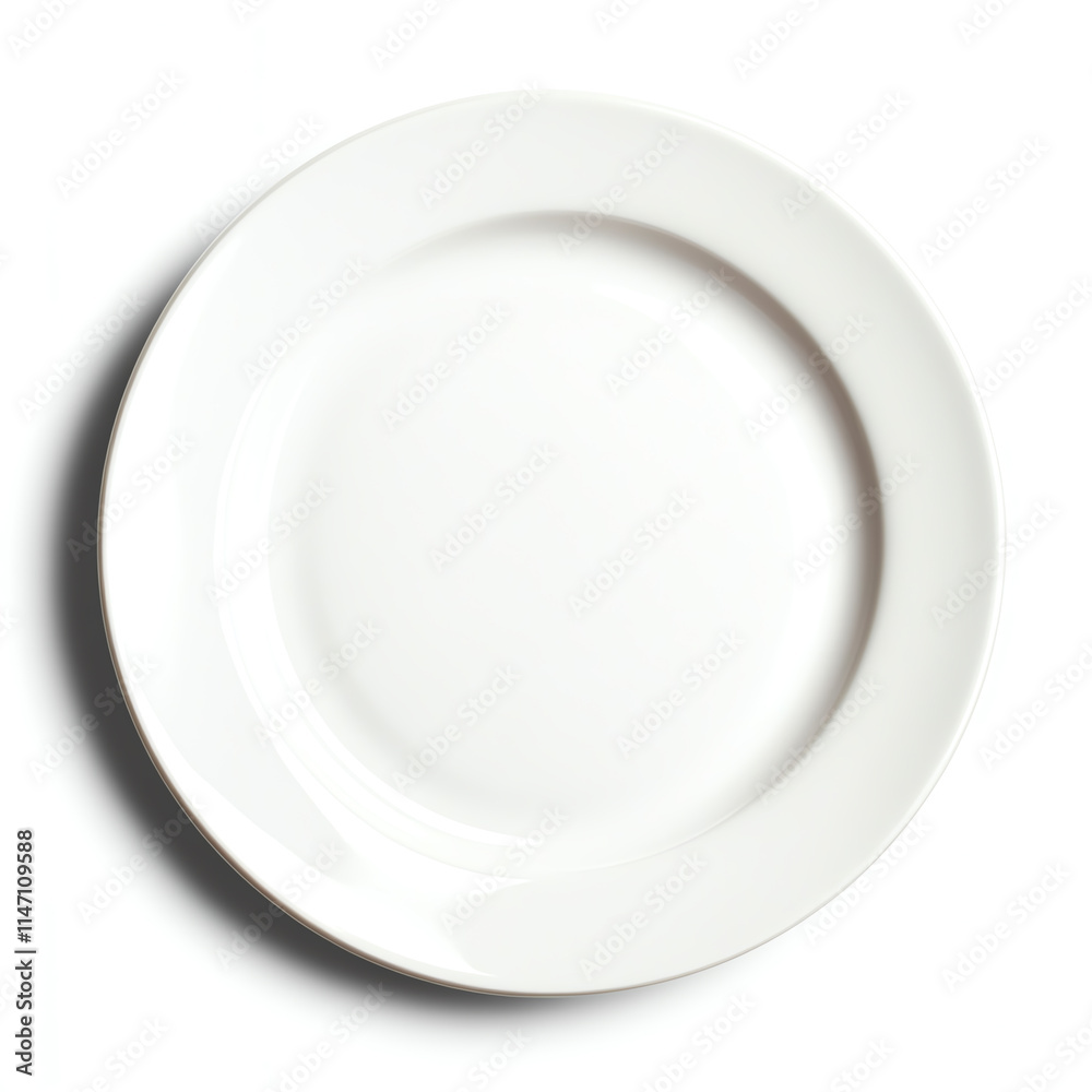 A clean and elegant white plate ready for culinary creations and serving delicious meals. A clean and elegant white plate ready for culinary creations and serving delicious meals.
