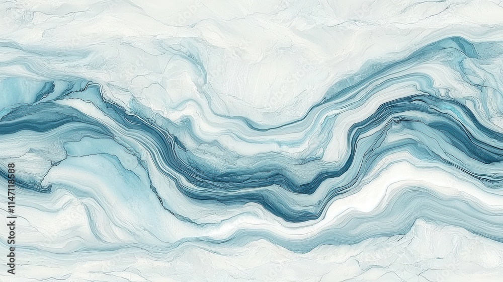 Abstract Fluid Artwork with Serene Blue Waves and Soft White Background for Elegant Design Projects and Creative Concepts in Modern Art Abstract Fluid Artwork with Serene Blue Waves and Soft White Background for Elegant Design Projects and Creative Concepts in Modern Art