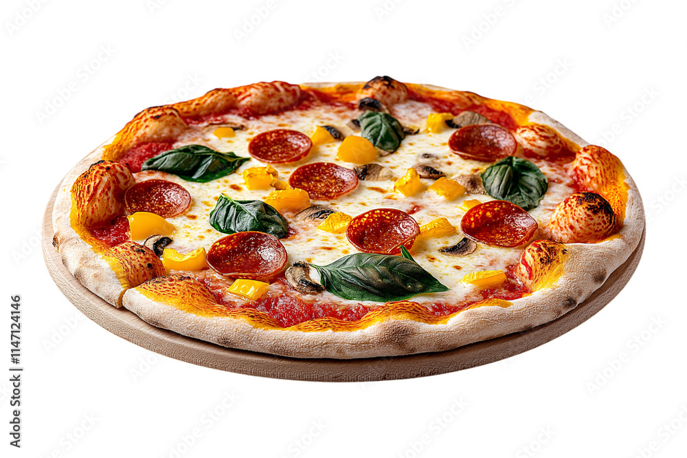 pizza isolated on white background pizza isolated on white background