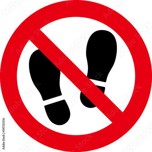 土足厳禁の標識