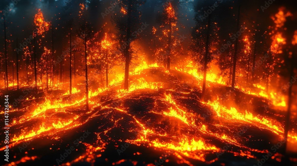 Wildfire Aftermath Scenes Ecological recovery Wildfire Aftermath Scenes Ecological recovery