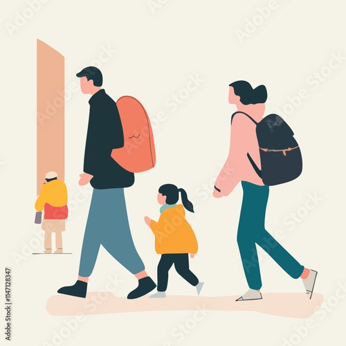 Commuting to School- The Daily Routine.eps