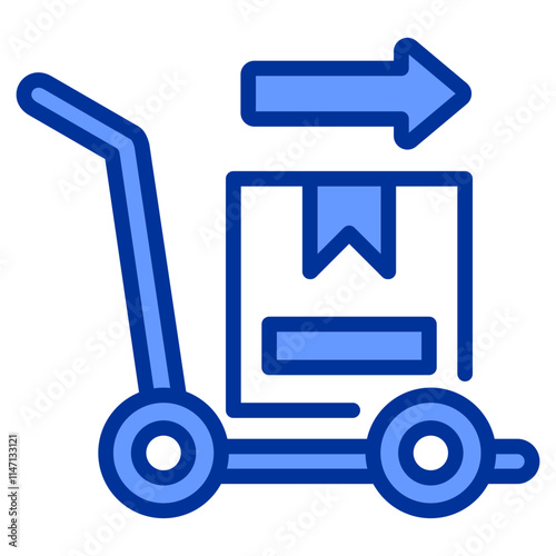 Economic and Industrial Growth BLue Icon