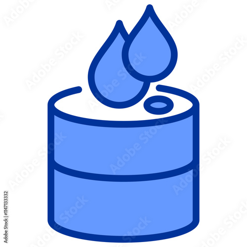 Economic and Industrial Growth BLue Icon