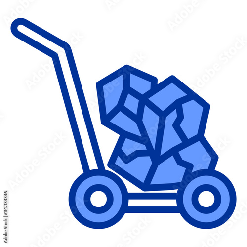 Economic and Industrial Growth BLue Icon