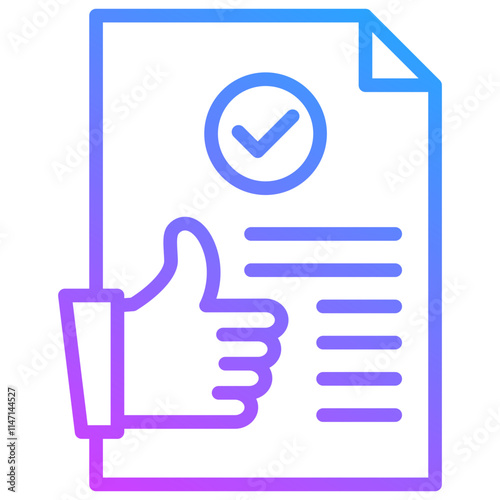 Merger And Acquisition Gradient Icon