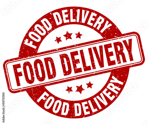 FOOD DELIVERY stamp