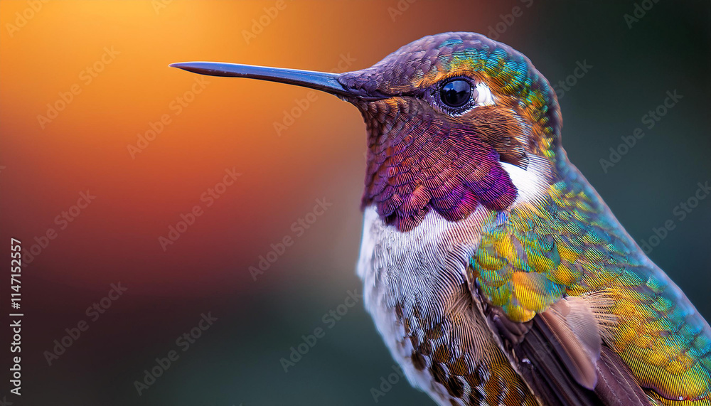 Obraz premium Close-Up of a Hummingbird