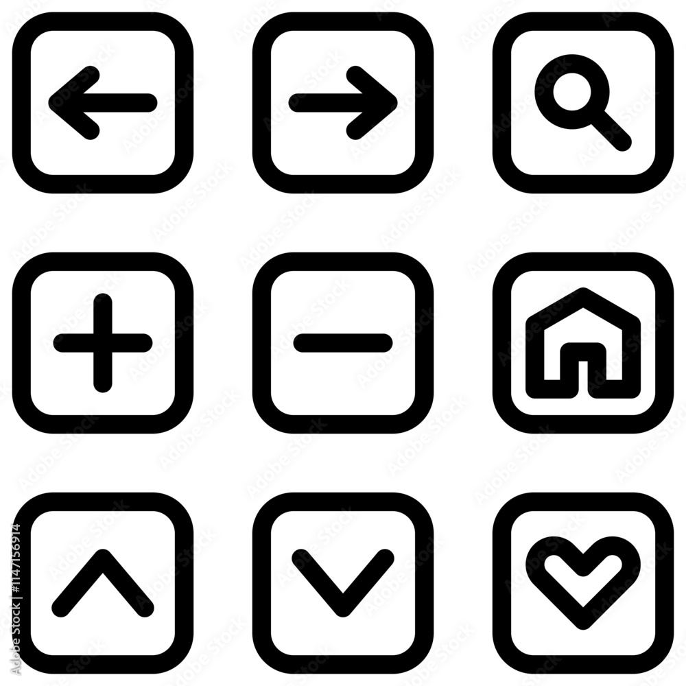 Interface Management Linieal Icon Interface Management Linieal Icon
