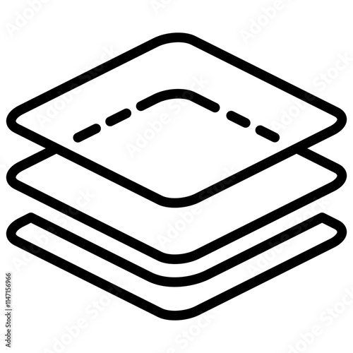 Interface Management Linieal Icon