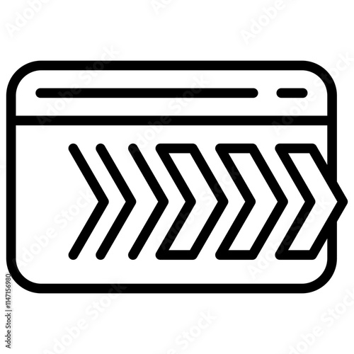 Interface Management Linieal Icon