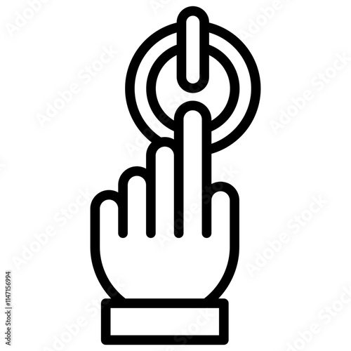 Interface Management Linieal Icon
