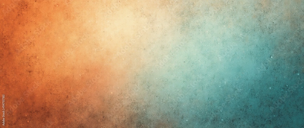 Orange and teal hues blend creating dynamic contrast and visual interest. Orange and teal hues blend creating dynamic contrast and visual interest.