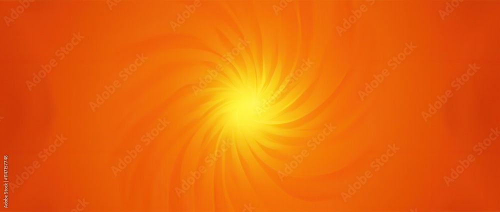 Obraz premium Orange lines swirl from a central point, forming a vibrant and dynamic backdrop