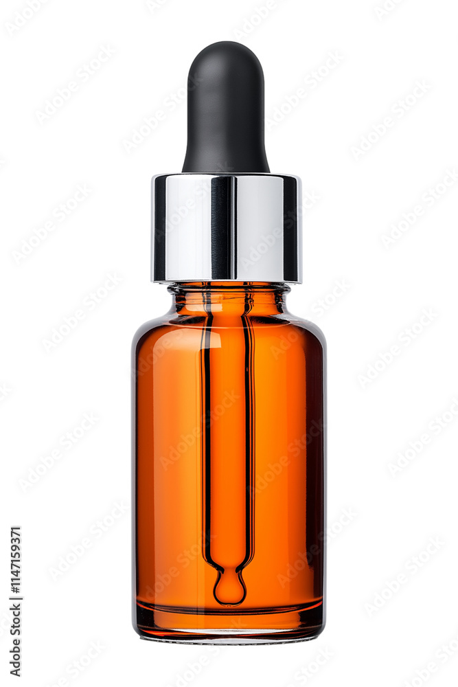 bottle of perfume isolated