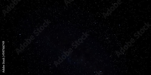 Night sky with twinkling stars on black background, sparkling, cosmos