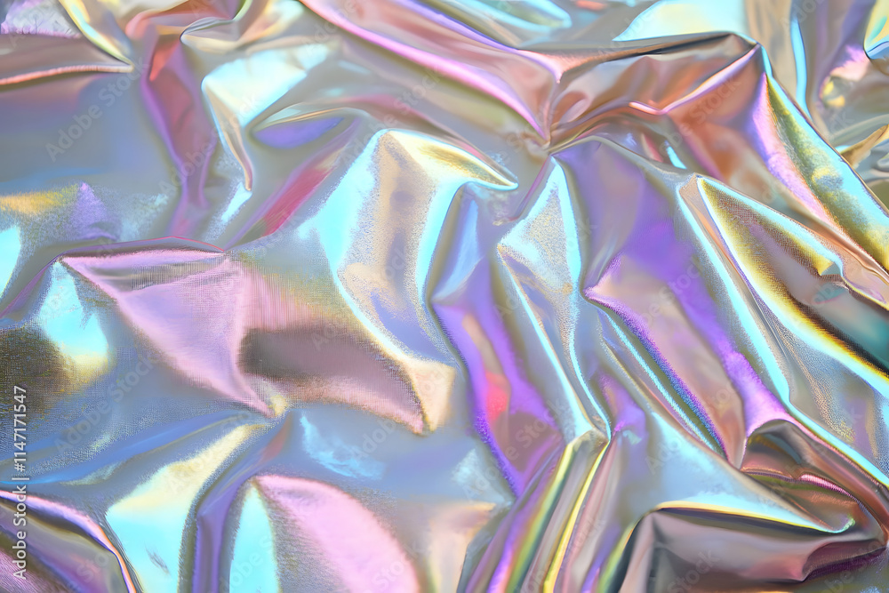 Fototapeta premium Holographic iridescent background