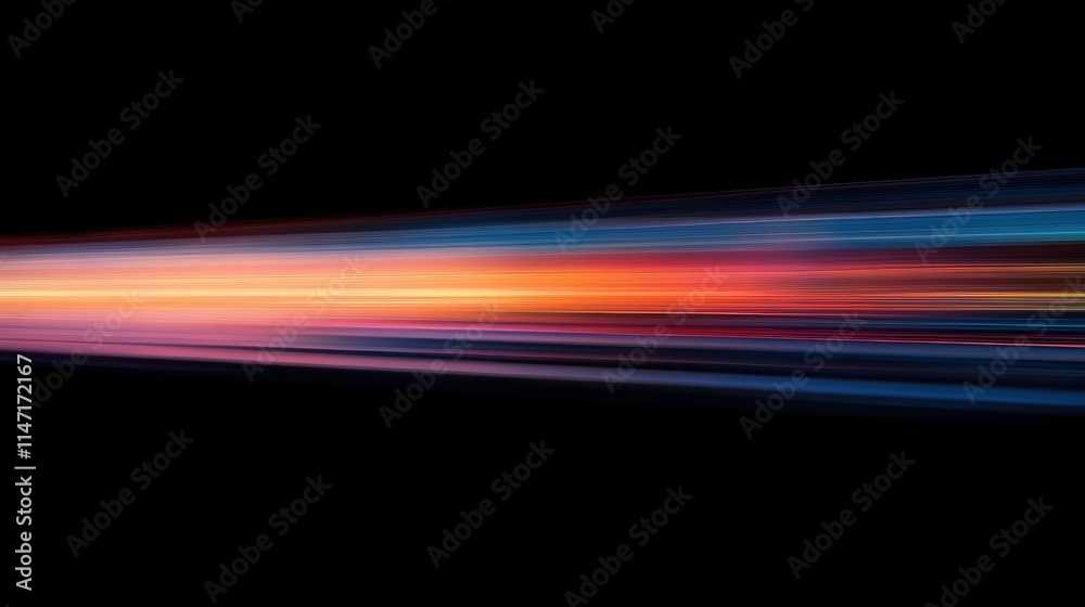 Abstract defocused lens color gradient on black background Abstract defocused lens color gradient on black background