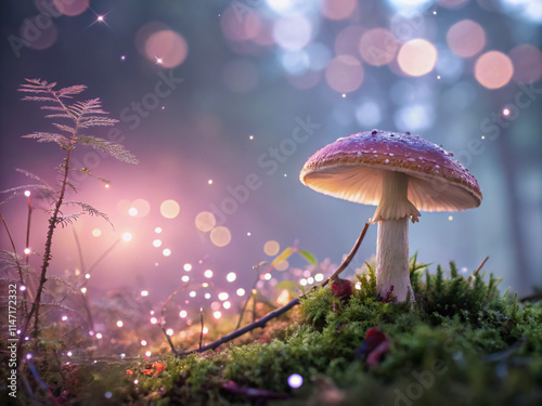 Wallpaper Mural fly mushroom. mushroom, nature, fungus, autumn, forest, toadstool, fungi, red, grass, amanita, agaric, season, food, poisonous, macro, white, cap, moss, mushrooms, wild, green, poison, closeup, plant, Torontodigital.ca