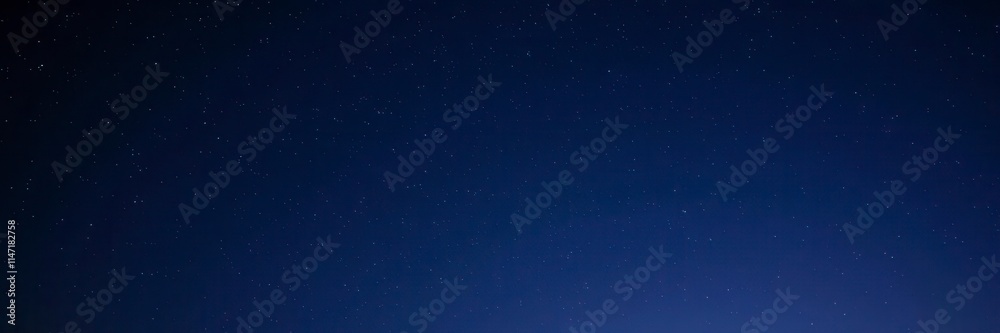 Fototapeta premium A breathtaking view of a starry night sky filled with twinkling stars, nature, dark