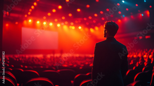 Dynamic Speaker Announcement Design with Modern Branding