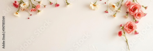 Artificial flowers wall made with a variety of vintage-style blooms, perfect for vintage backgrounds or event decor, decoration, vintage style, retro