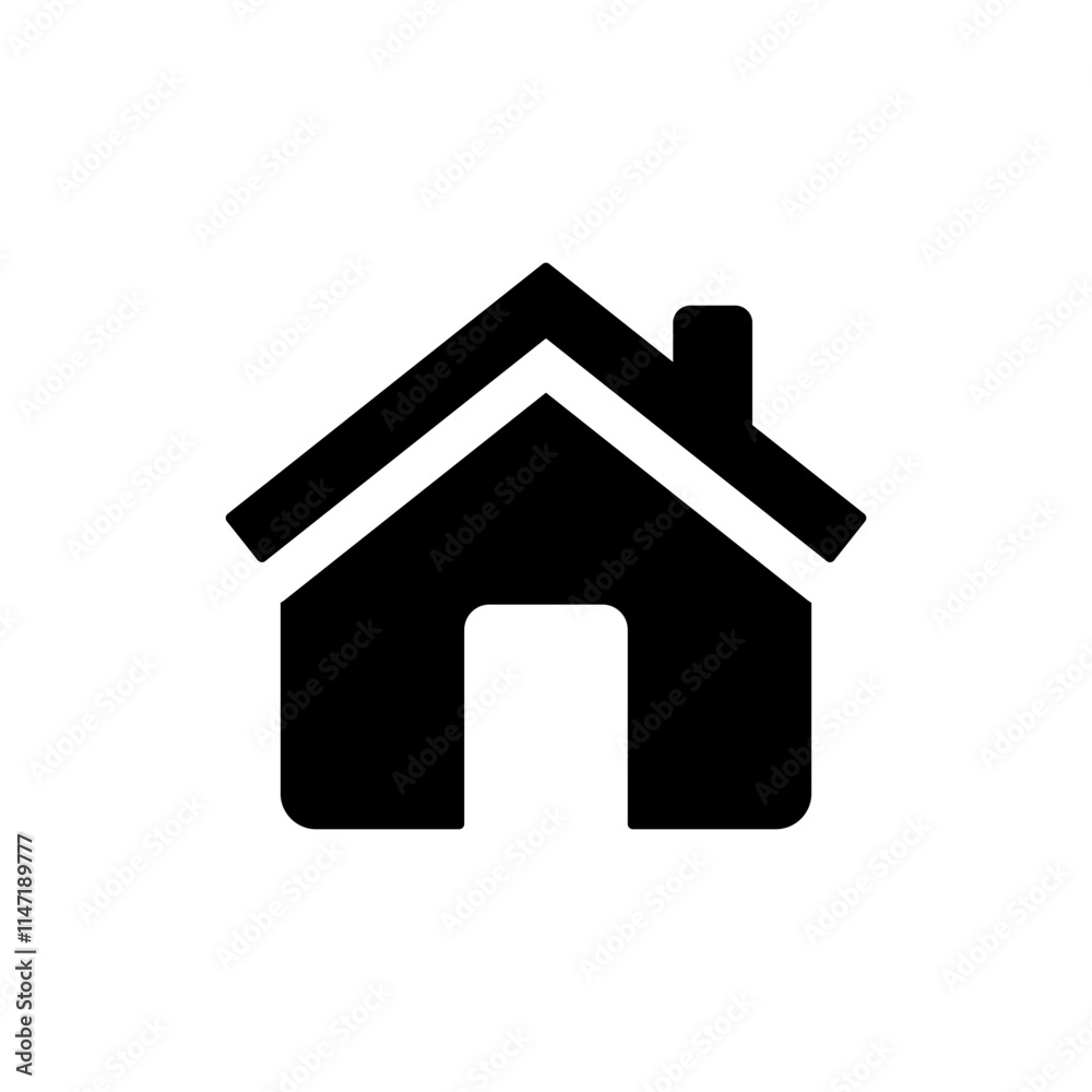 Home icon. Minimal home icon - web homepage symbol - vector website sign.