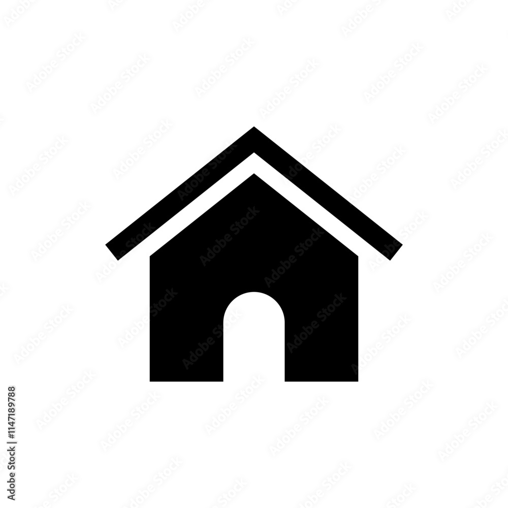 Home icon. Minimal home icon - web homepage symbol - vector website sign. Home icon. Minimal home icon - web homepage symbol - vector website sign.