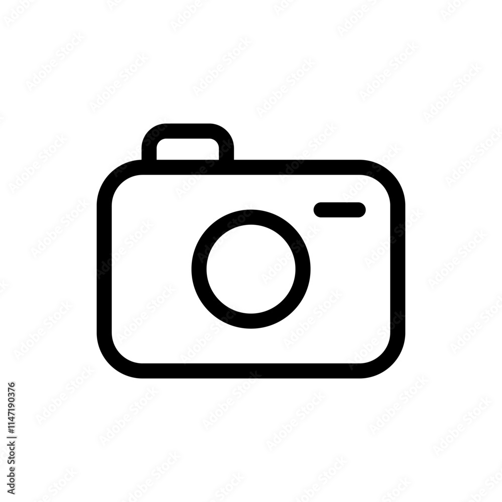 Photo camera vector icon trendy design template illustration. Photo camera vector icon trendy design template illustration.