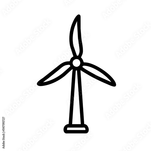 Electric Windmill Icon
