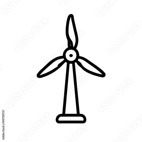 Electric Windmill Icon
