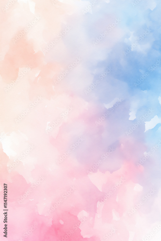 Fototapeta premium Soft Blue Gradient Wash Tag pink gradient min