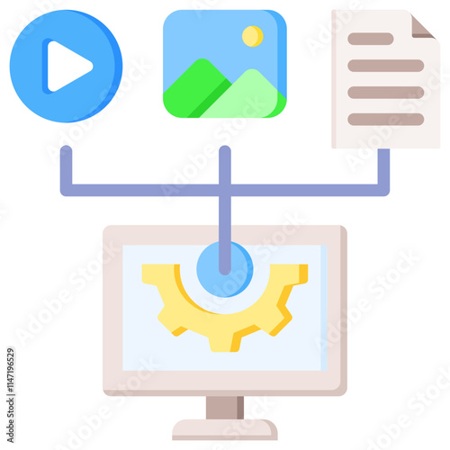 Content Management System Icon