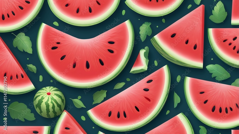 Isolated summer red watermelon slice vector icon. 3d realistic water melon drawing illustration design. Juicy and bright pink texture of tropical food. Sweet and ripe vitamin berry harvest graphic set Isolated summer red watermelon slice vector icon. 3d realistic water melon drawing illustration design. Juicy and bright pink texture of tropical food. Sweet and ripe vitamin berry harvest graphic set