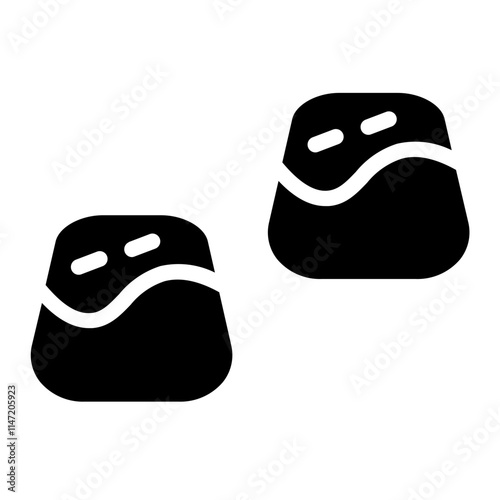 Bonbon Choco Balls Glyph Icon