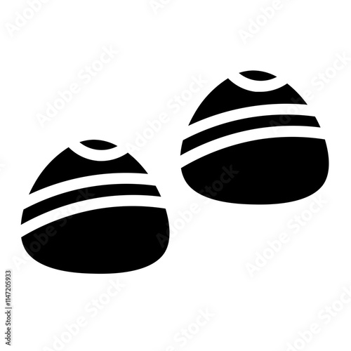 Bonbon Choco Balls Glyph Icon