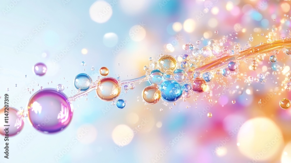 Multicolored soap foam Multicolored soap foam