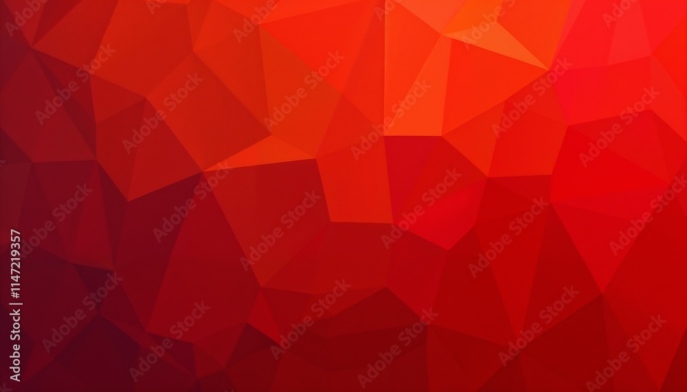 Abstract polygonal background with overlapping low-poly shapes in crimson and gold shades Abstract polygonal background with overlapping low-poly shapes in crimson and gold shades