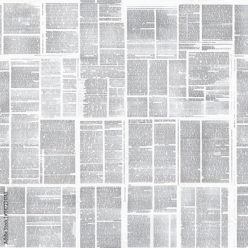 minimalist newsprint texture, structured column layout, grayscale media design, systematic text blocks, contemporary press pattern, professional editorial aesthetic