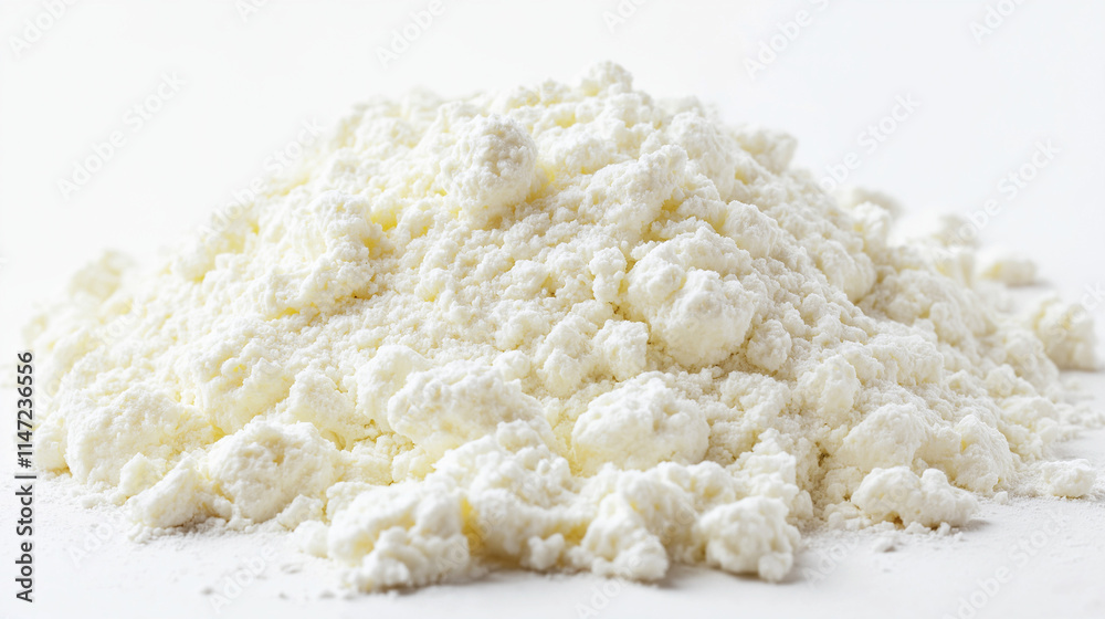 Ricotta cheese is a soft, creamy cheese made from whey, commonly used in Italian dishes like lasagna, ravioli, and desserts such as cannoli, known for its mild flavor and smooth texture.