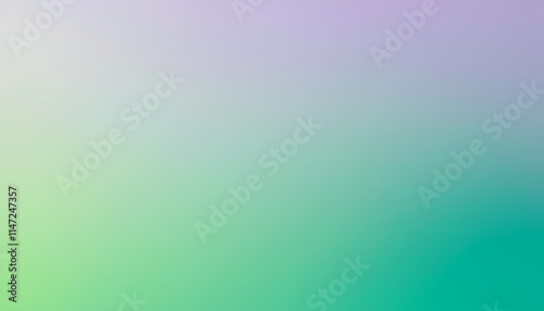 Soft Pastel Gradient Background  Lilac  Green  and Teal Color Blend