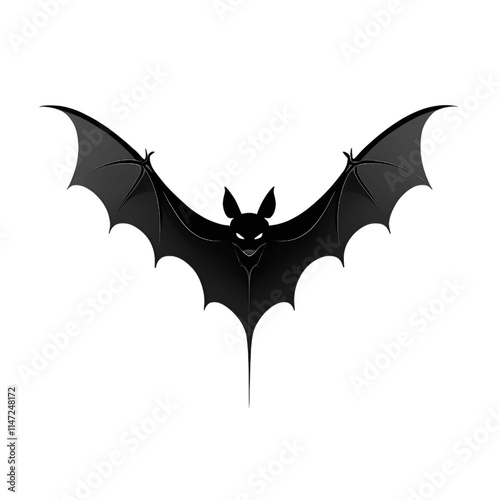 Wallpaper Mural Bat Silhouette, vector Illustration Torontodigital.ca