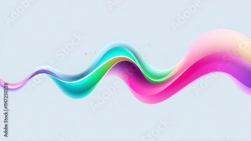 Abstract halftone white background with three colors - blue, pink, and green, creating a modern and dynamic design, colors, white