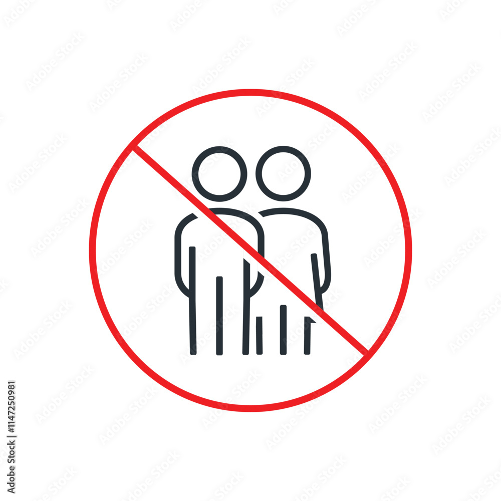 No children icon. illustration vector No children icon. illustration vector
