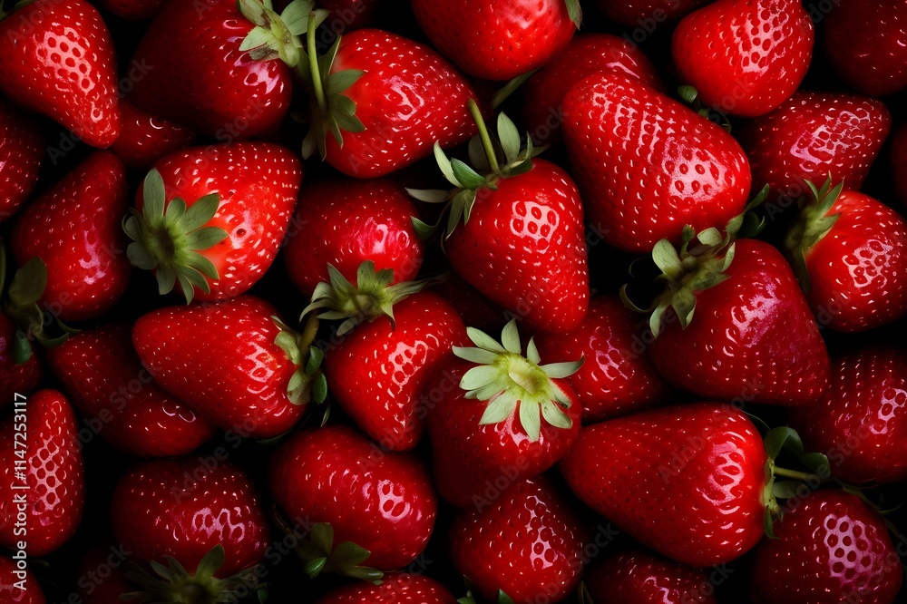Fresh Strawberrys as background. Fresh Strawberrys