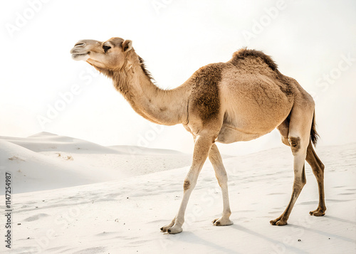 camel in the desert photo