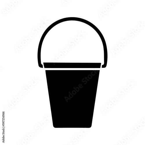 bucket icon, vectors illustration symbol design