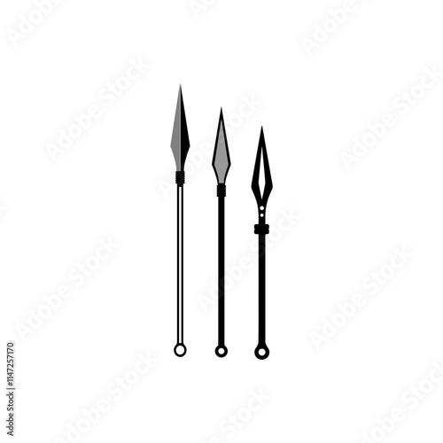 spear icon, vectors illustration symbol design